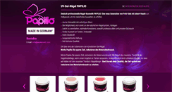 Desktop Screenshot of papilionails.com